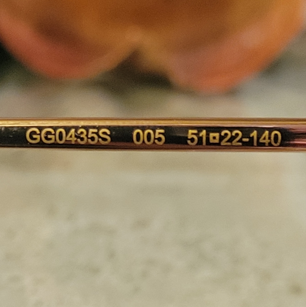 Gucci Oversized Square Havanah Pink Butterfly Sunnglases GG0453 Luxury #53 - Picture 5 of 17